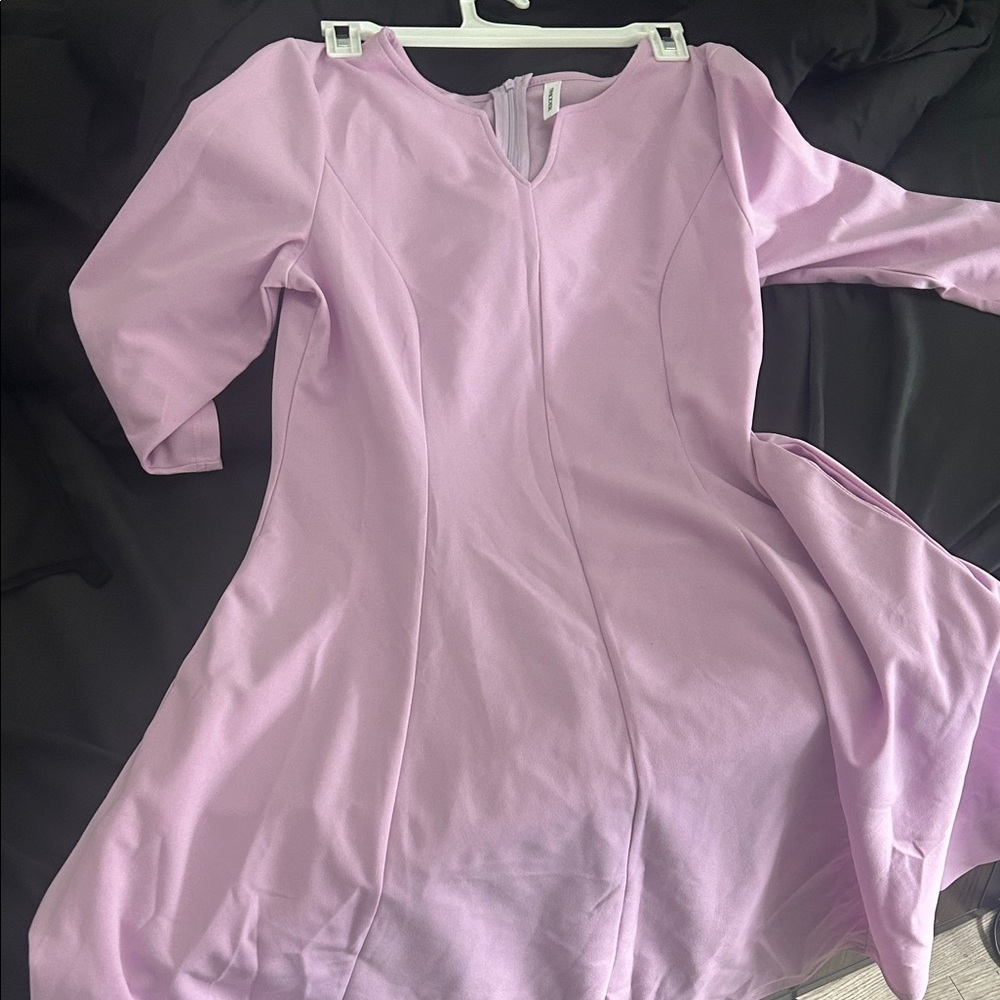 Asymmetrical Lavender Dress